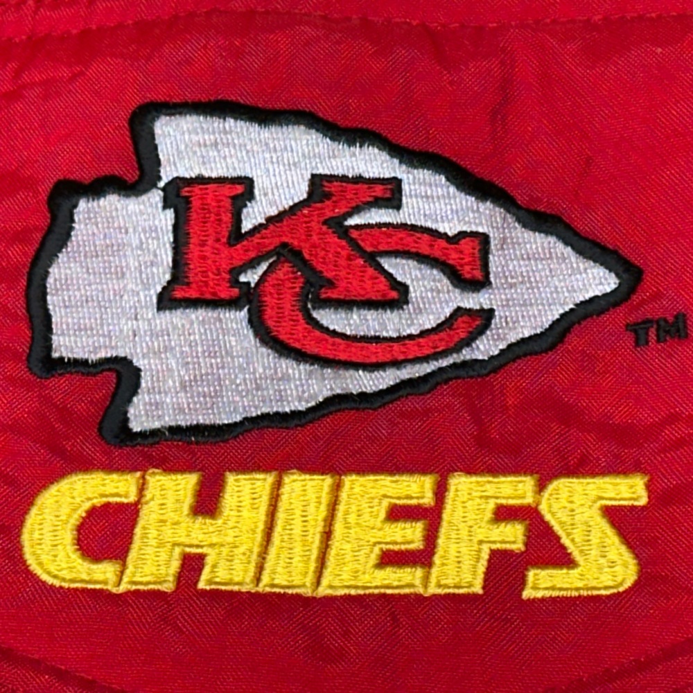 Vintage Starter Kansas City Chiefs Pullover Jacket NFL Pro Line 90s - Picture 6 of 13